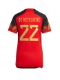 Belgie Charles De Ketelaere #22 Domácí Dres pro Dámské MS 2022 Krátký Rukáv